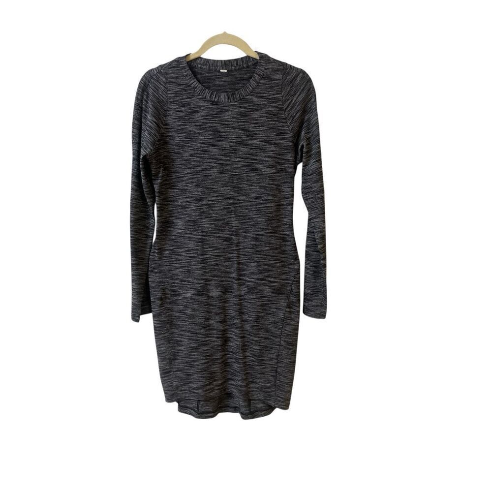 Lululemon athletica Go Where To dress heathered gray sz 8